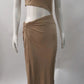 Solides, lässiges, schulterfreies Minikleid für Damen, schräges Kragen-ärmelloses, aushöhlendes kurzes Party Sommerkleid