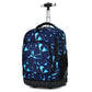 Men Trolley Backpack Rolling Luggage Suitcase Large Capacity Children Boys Backpacks with Wheels Girls Waterproof School Bag