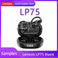 Original Lenovo LP75 TWS Bluetooth V5.3 Headphones Wireless LED Digital Display Earphones Noise Reduction Waterproof Headset New