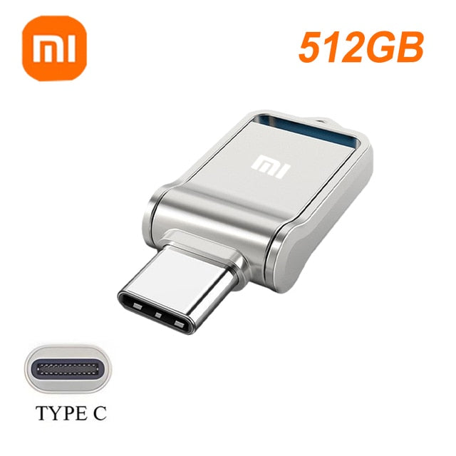 Xiaomi 2 TB Disk  Hochgeschwindigkeits-USB 3.0 Typ-C-Schnittstelle Handy-Flash-Laufwerk,1 TB Computer Dual-Use-OTG Dual-Flash-Speicher USB
