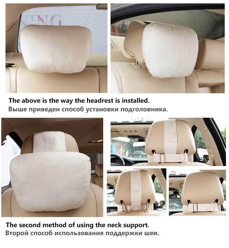 Hochwertiges Auto-Kopfstützen-Nackenstützsitz / Maybach Design S-Klasse, weiches, universell verstellbares Auto-Nackenstützenkissen