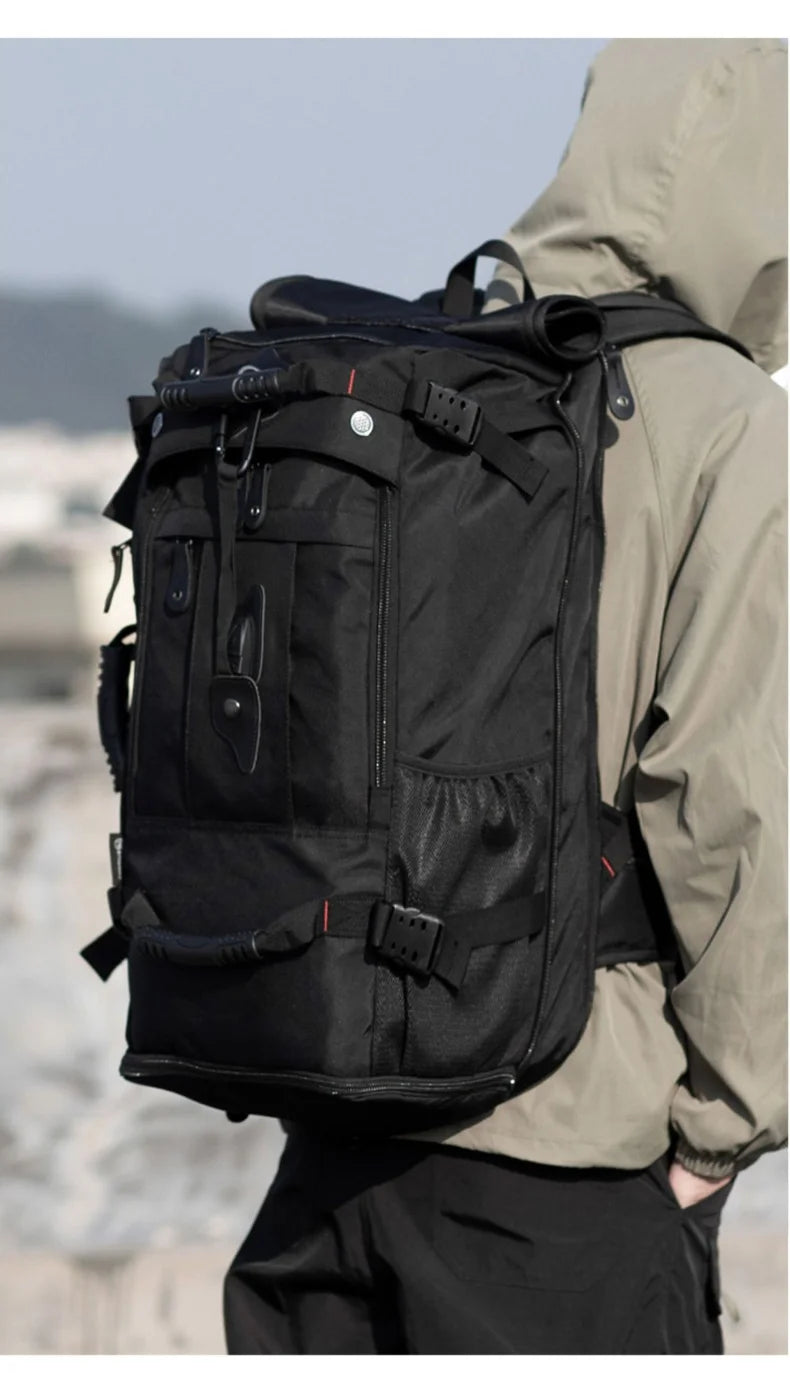 50L 70L Travel Fitness Training Backpack Large Capacity Multifunction Luggage Bag Waterproof Men Outdoor Hiking Trekking PackXA8