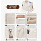 Simple canvas bag for office workers to carry lunch boxes; pure color versatile crossbody bag with large capacity.