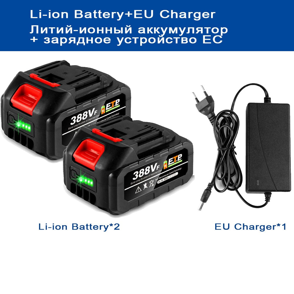 21V Akku 20000mAh - 10000mAh Lithium-Ionen-Akku für Makita, Elektrowerkzeug