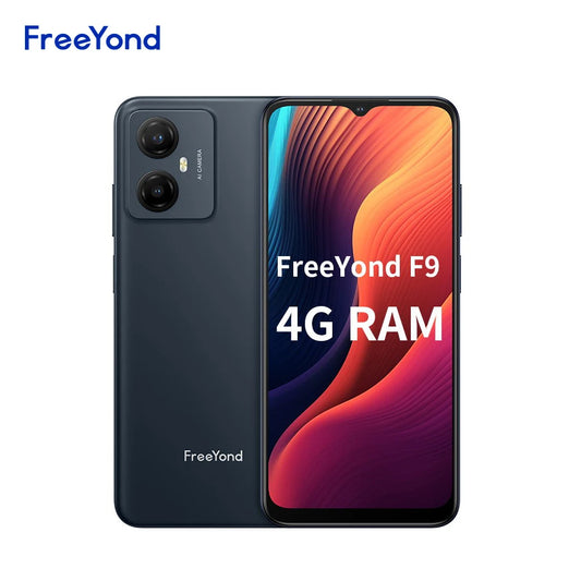 FreeYond-F9 Dual SIM Android Smartphone, 64GB, 6.52 "HD + Screen, Octa Core, 13MP Dual Camera, 5000mAh