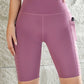 Women Sport Yoga Shorts Knee Length Pants Fitness High Waist Hip Lift Running Yoga Side Pockets Tights Quick Dry Gym Sportswear