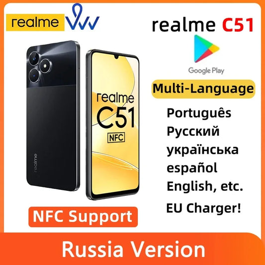 [World Premiere] realme C51 6.74''90Hz Display 50MP AI Camera 33W SUPERVOOC Charge 5000mAh Battery Powerful Octa-core Processor