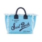Saint Barth Gedruckte Damen Handtasche, Gedruckte Reisetasche Große Kapazität, Design Sommer Freizeit-Urlaub Quaste