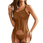 Sexy Träger-Body für Damen, schlankmachende Unterwäsche, Push-up-Korsett und Former