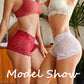Neue Damen Spitze Unterwäsche, Höschen Hohe Taille, Sexy Aushöhlen Herz Damen Briefs Solide Komfort S-XL