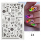 1PCS 3D Nagelzubehör, Maniküre-Nagelteile, Nageldekoration mit Liebes-Herz Aufkleber