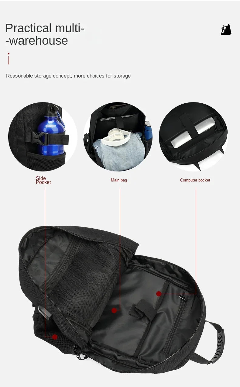 50L 60L 80L Outdoor Backpack with USB Port for Men Pack Bags Large Capacity Unisex Sports Trekking Hiking Camping Available in
