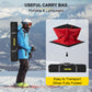 2-Personen-Oxford-Gewebe VEVOR Eisangelzelt, warme Markise, Pop-Up,  wasserdicht, winddicht, Vordach für Winterangeln, Camping, Wandern