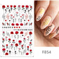 1PCS 3D Nagelzubehör, Maniküre-Nagelteile, Nageldekoration mit Liebes-Herz Aufkleber