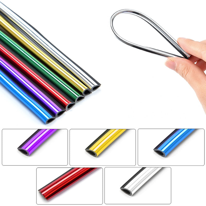 10PCS 20cm Auto Klimaanlage Outlet Dekorative Luftauslass-Dekorstreifen, Auto Tür Kante ecke Schutz