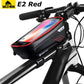 Radfahren Lenkertasche, Regenfeste 6,7 Zoll  Fahrradtasche mit Touchscreen