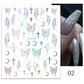 1PCS 3D Nagelzubehör, Maniküre-Nagelteile, Nageldekoration mit Liebes-Herz Aufkleber
