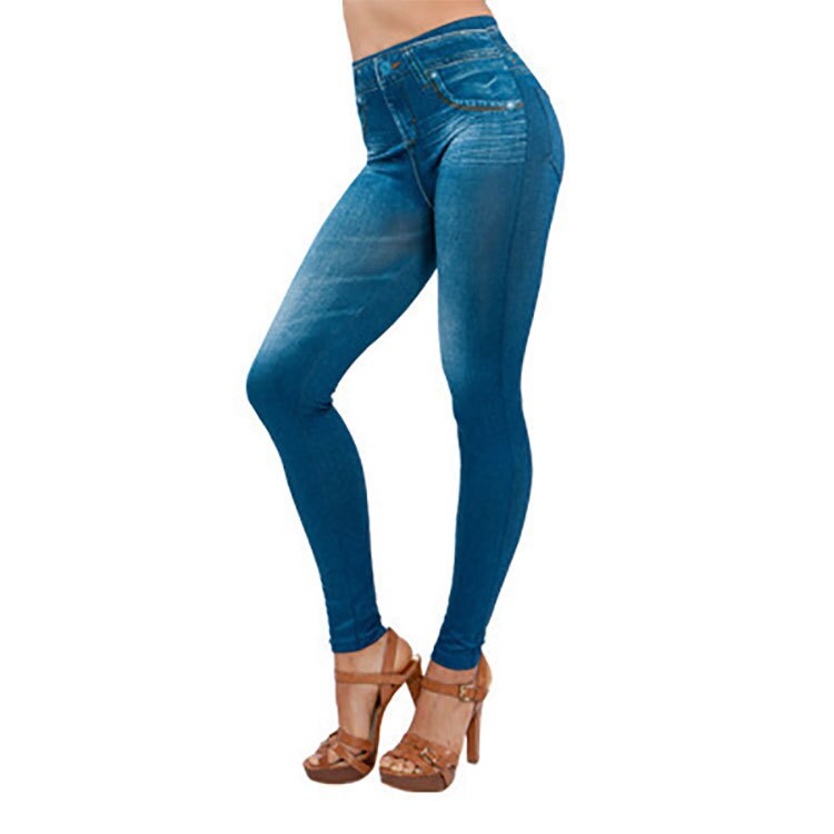 Push-Up Nahtlose Hohe Taille Warme Jeans Leggings für Herbst und Winter, Elastische Samt Jeggings Hosen
