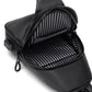 1 Herren-Umhängetasche mit großer Kapazität für Pendler mit USB-Aufladung, multifunktionale Brusttasche, modisch, einfach & leicht