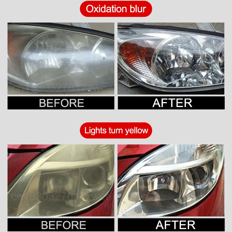 Auto-Scheinwerfer-Restaurierungs-Polier-Sets, Scheinwerfer-Reparatur-Sets, Auto-Lichtpolierer, Reinigungspaste, Autolackpflege, Renoviermittel
