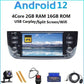 4G SIM Wireless Carplay Android 12,0 mit GPS Navigation Multimedia Player