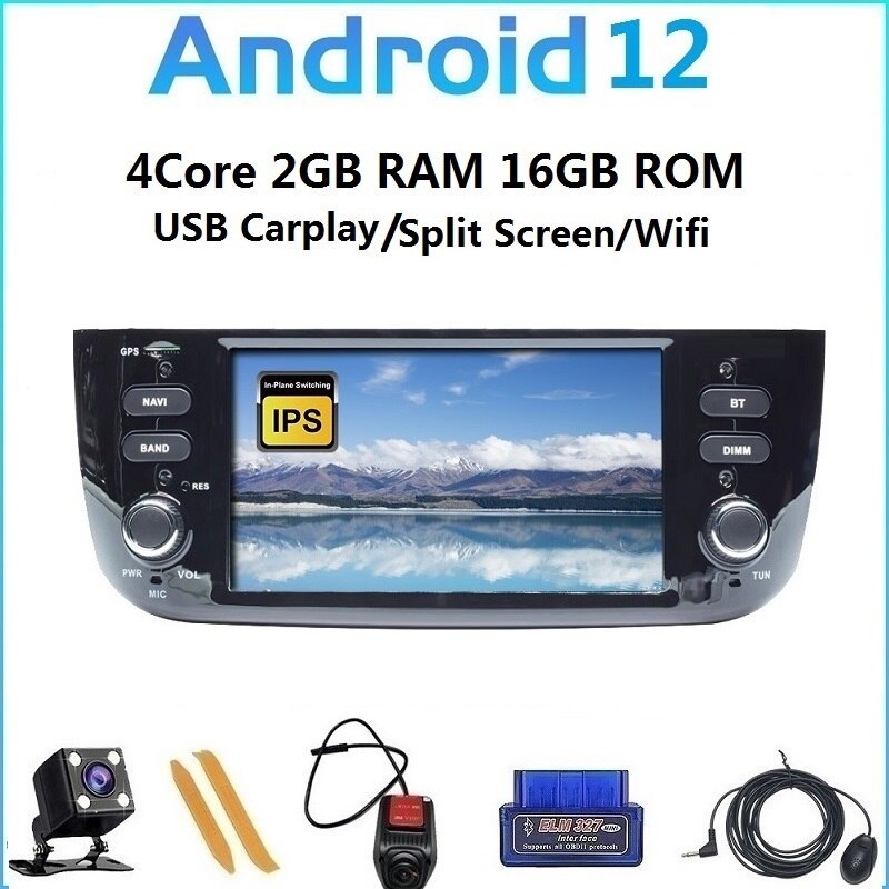 4G SIM Wireless Carplay Android 12,0 mit GPS Navigation Multimedia Player