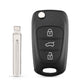 KEYYOU Neue Remote Key Shell Für Hyundai I20, I30, IX35, I35 Accent Kia Picanto Sportage K5, 3 Tasten Flip Folding remote Key Fall