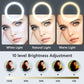 Selfie-Ringlicht-Fotografie-LED-Lampenrand mit optionaler mobiler Halterung, Stativ-Ringlicht für Live-Video-Stream