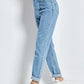 2023 Harem Jeans Hosen Vintage Hohe Taille für Damen