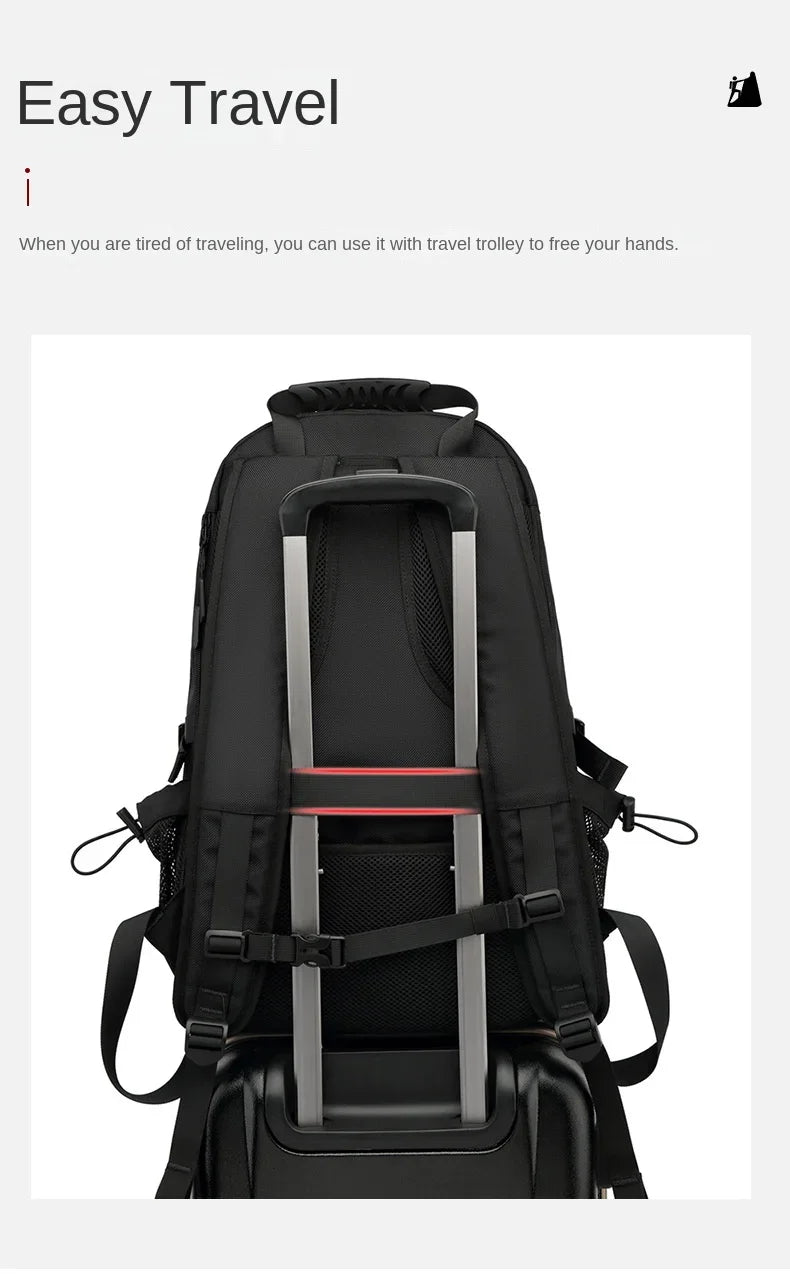 50L 60L 80L Outdoor Backpack with USB Port for Men Pack Bags Large Capacity Unisex Sports Trekking Hiking Camping Available in