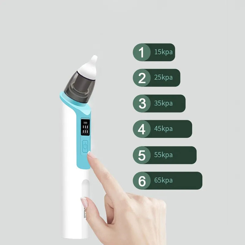 1 Stück elektrischer Nasenabsorber, leiser Baby-Hindernis-Rhinitis-Reiniger, Nasensauger