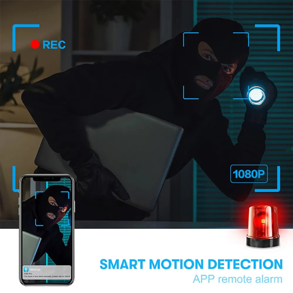 Neue 1080P Drahtlose Wifi Mini Sicherheit Kamera, Magnetische Indoor IP Kamera Baby Monitor mit Video Überwachung