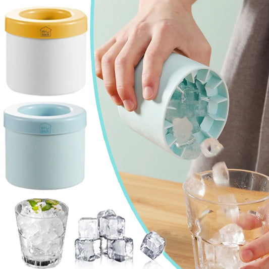 Kreative runde Silikon Ice Cube, Eis -Eimer für den Sommer