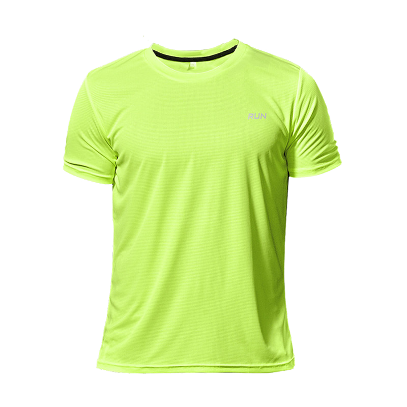 Hochwertiges Herren Polyester Running T-Shirt, Quick Dry Fitness Shirt