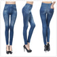 Push-Up Nahtlose Hohe Taille Warme Jeans Leggings für Herbst und Winter, Elastische Samt Jeggings Hosen