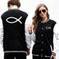 Herren / Damen Baseball Uniform fisch Mäntel Marke, Größe S-5XL