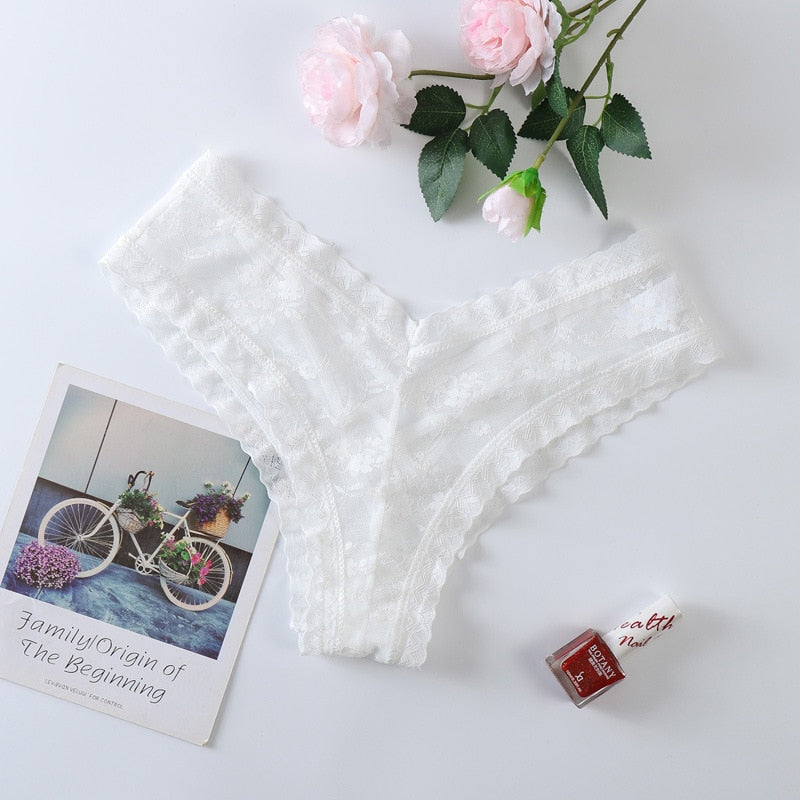 Neue Mode Höschen für Damen, Sexy Low-Taille Spitze Unterwäsche, Niedliche G String, Solide Komfortable Weibliche dessous