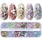 12 Gitter Perlweiß Chrom Nagel, Pigment UV Gel Nagellack