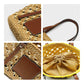 Luxus Design Handgewebte Damentaschen, Sommer Hohl Geflochtene Strand Schultertasche, Große Kapazität