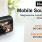 Mobile Soundbar Bluedio MS, tragbarer Lautsprecher, kabelloser Induktionslautsprecher mit Sensor-Telefonständer