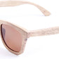 Damen & Herren Sonnenbrille, Handarbeit Natur Holz Polarisierte Brillengestell inklusive Holz Geschenkbox