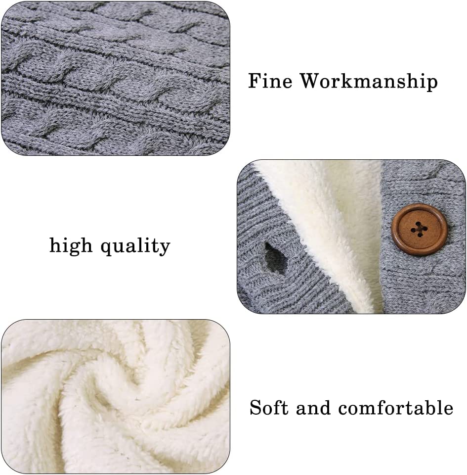 Herbst und Winter Babyschlafsack, Outdoor Button Baby Strickschlafsack