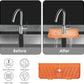 Silikon-Küchenarmatur-Matte für Spüle, faltbare Spülmatte, Wasserhahn, Spritzfänger, Badezimmer-Arbeitsplatten-Schutzmatte