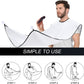 Bartschneideschürze, Transparenter Styling Schürze, Rasierschürze