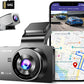 AZDOME GS63H Nachtsichtkamera, Dash Cam Dual Lens 4K UHD, Aufnahme der gefahrenen Strecke beim Autofahren