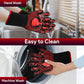 2 Stück Küche Hitzebeständige Handschuhe, Ofenhandschuhe Silikonhandschuhe