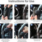 Universal Auto Lenkrad Booster 360° Drehknopf, Ball Booster Langlebige Griffsteuerung
