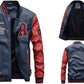 Herren Bomberjacke,  Männer Leder- und Baseballjacken / Biker