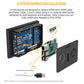 Raspberry Pi Gehäuse mit TouchScreen &amp, Lüfter EVICIV 7-10, Tragbarer Monitor RasPi 4, Touch Screen USB C HDMI RPi Display Rasberry 3 Kit