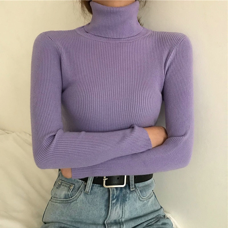 Gestrickter Pullover für Frauen, Herbst / Winter